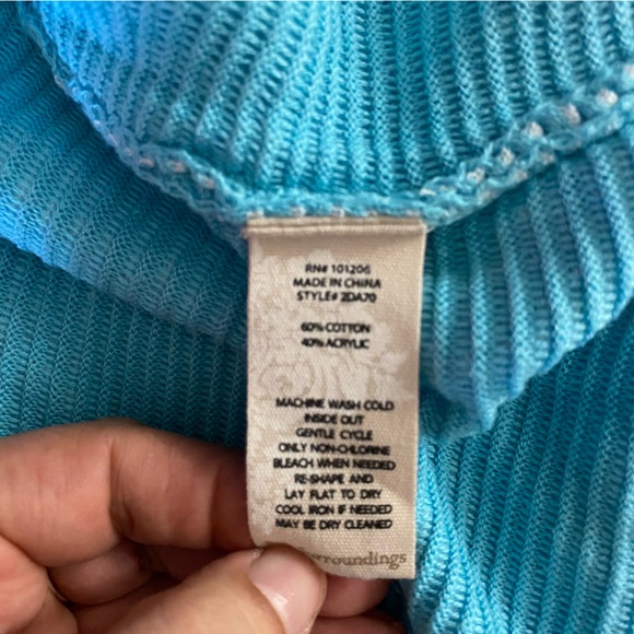 NWT Soft Surroundings Blue Corcovado Jacket - Picture 7 of 7